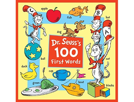 Livro Dr. Seusss 100 First Words de Dr Seuss (Inglês - Capa Dura)