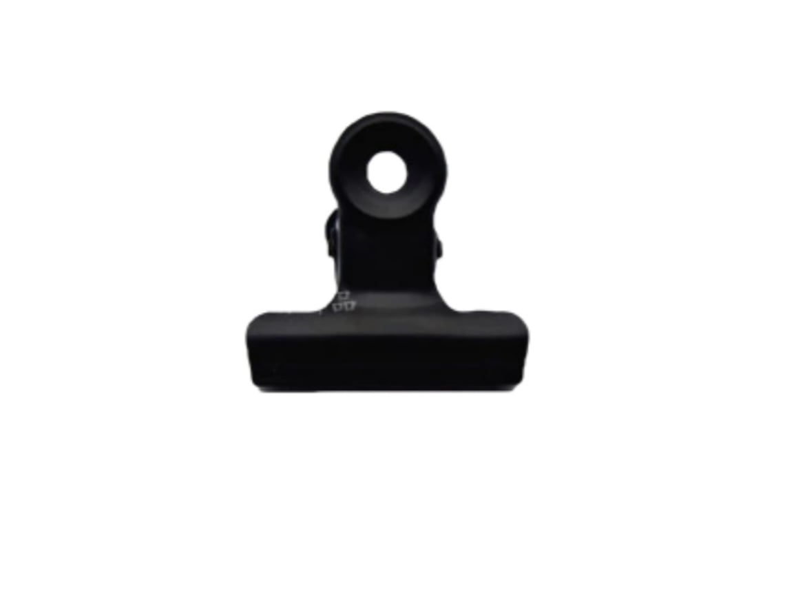 Conjunto De 10 Clipes De Metal Preto Size B, Resistente, Prático E Fácil De Utilizar Elysve