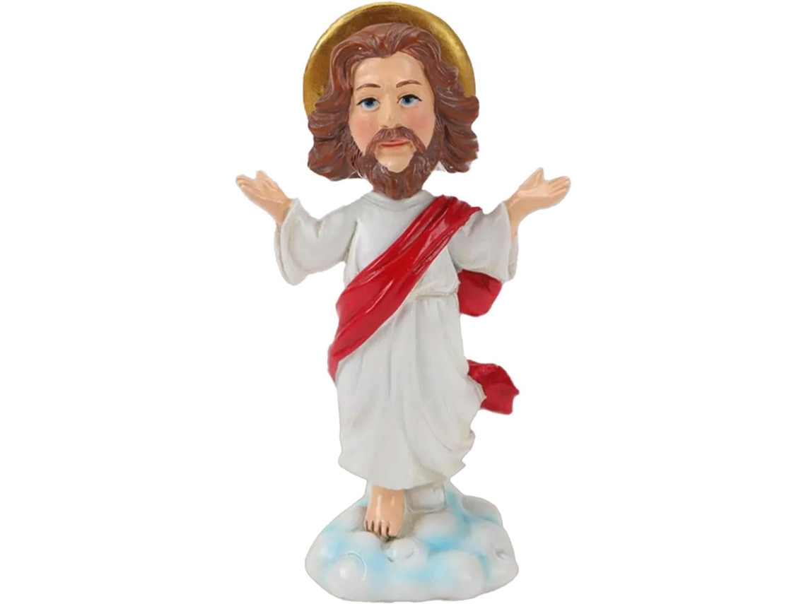 Jesus Para Painel De Carro | Estatueta De Jesus Em Resina Requintada Para Quarto E Sala De Estar Gokoco