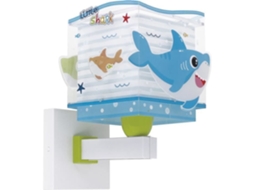 Lúzete - Lâmpada Da Parede Infantil Little Shark E27