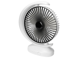 Ventilador Elétrico Portátil Usb 3 Velocidades Branco