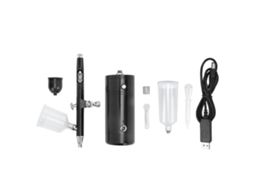 Kit de aerógrafo portátil recarregável sem fio para manicure, decoração de bolos e projetos DIY.