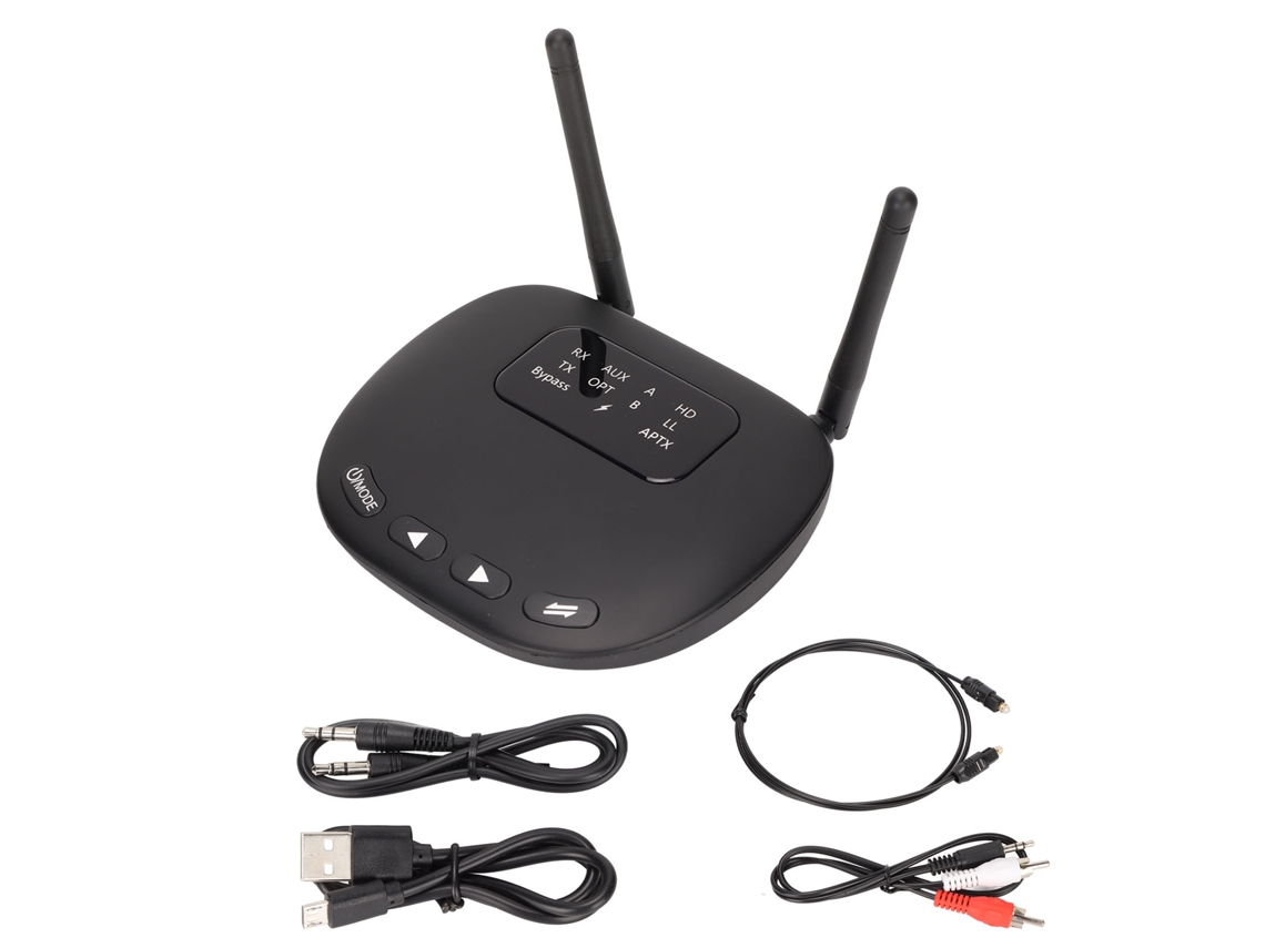 Adaptador Bluetooth Áudio EOOCOO com transmissão óptica