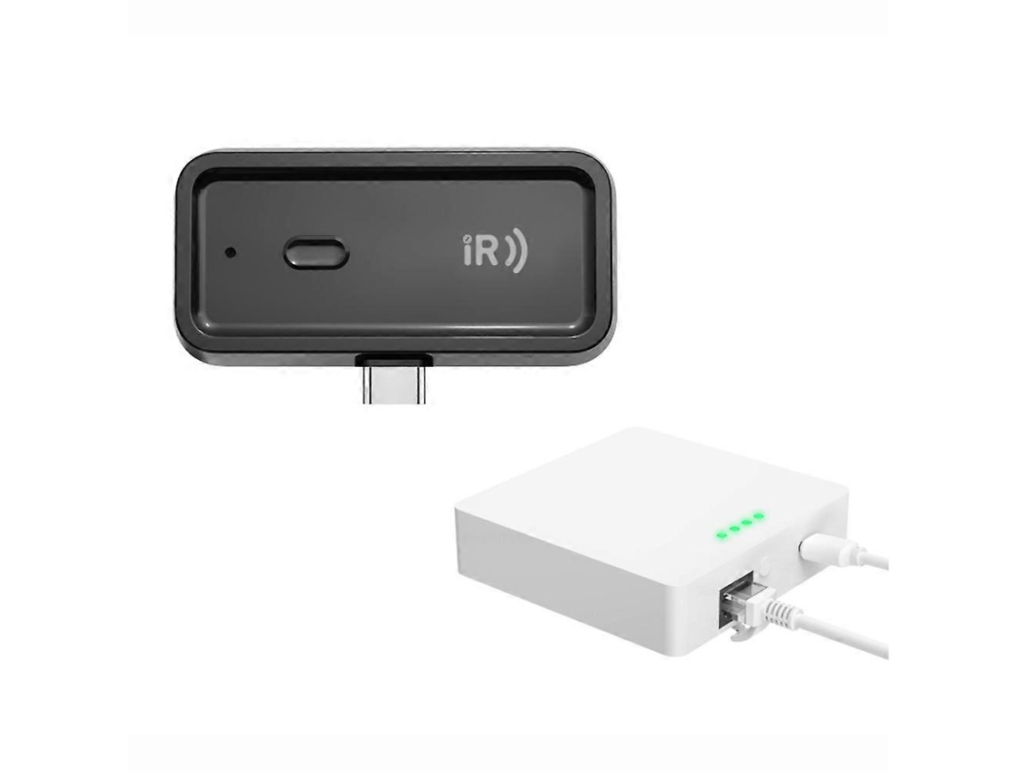 Mini Controle Remoto Inteligente Zigbee IR para Casa Inteligente com Conexão Zigbee LAN para Ar Condicionado e TV