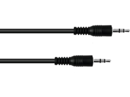 Cabo Jack OMNITRONIC 3.5 Stereo 1.5m bk