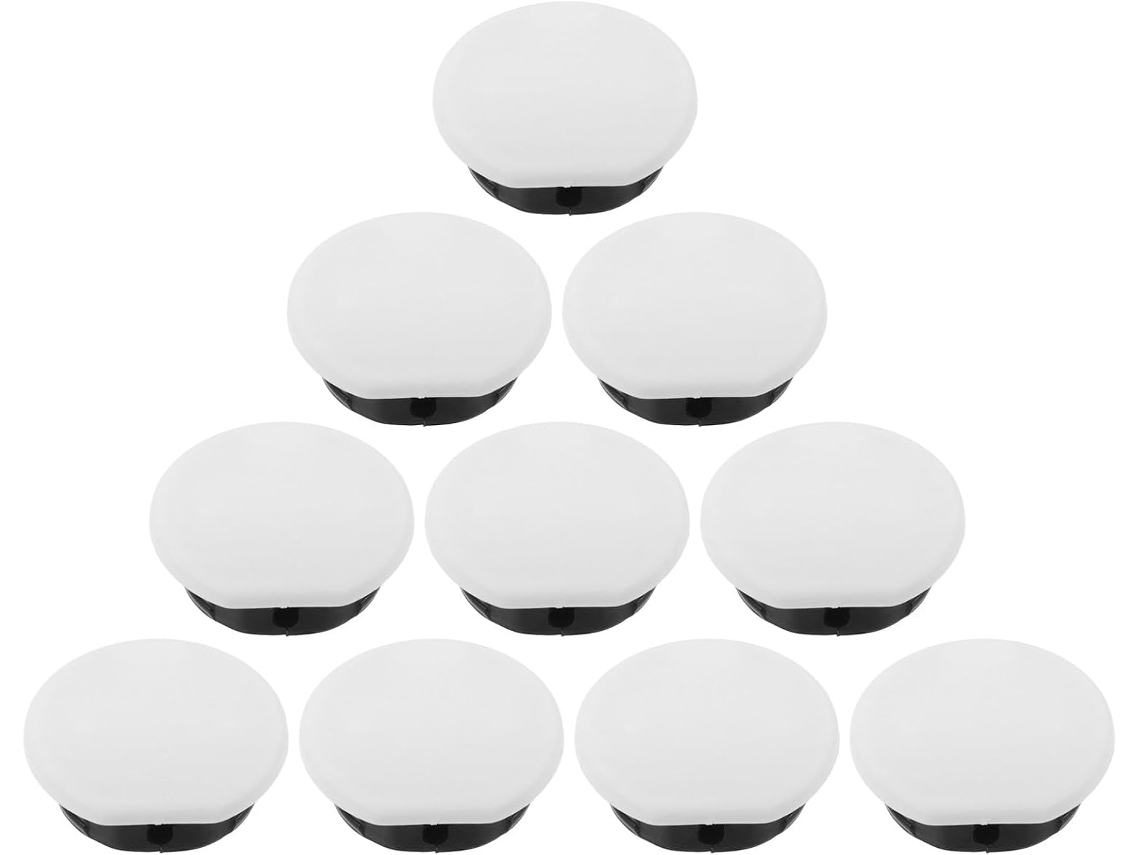 Conjunto Com 10 Conectores De Canto Arredondado Para Móveis.