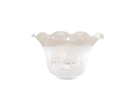 Abajur Granada Vidro Fosco 10X17Cm Boca 5Cm