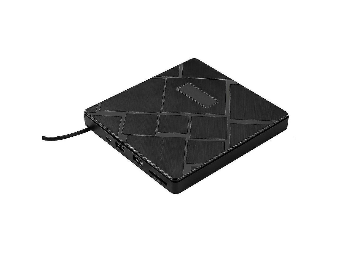 Lurelia Gravador Dvd Externo Usb 3.0, Leitor Cd/dvd Portátil Para Laptop, Pc E Mac, Preto