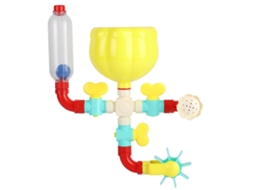 Mali brinquedo de Banho com Chuveiro de Tubo para Crianças Moinho Giratório com Ventosa 3+ Anos
