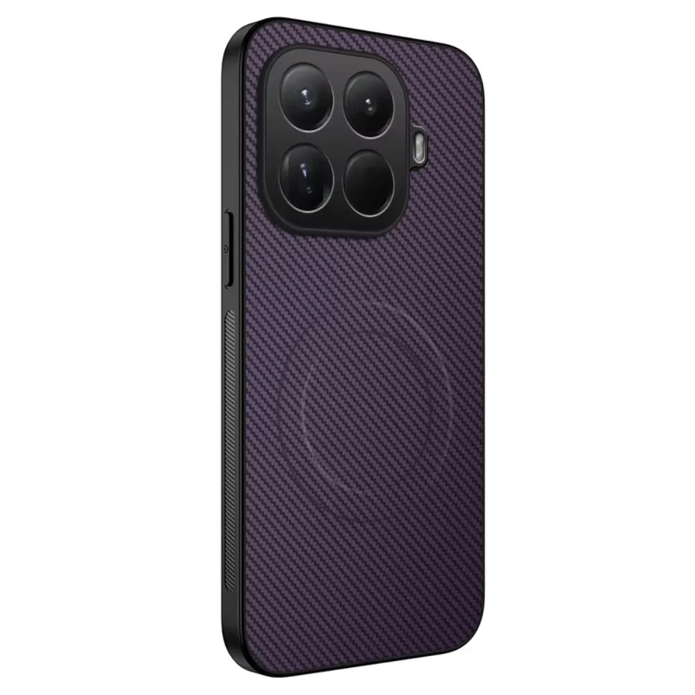 (roxo Escuro, Xiaomi 15t Pro) Capa De Telefone, À Prova De Choque, Carregamento Sem Fio De Sucção Magnética, Material Pctpu