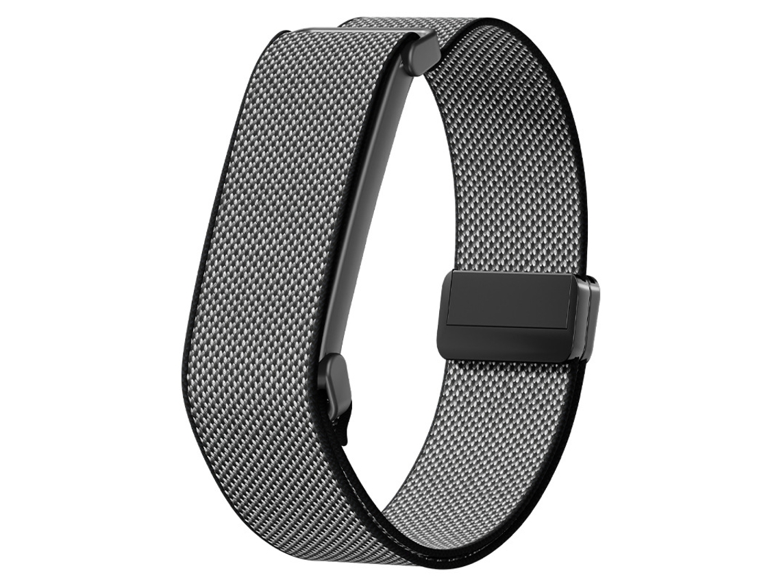 Pulseira Panoona Para Google Fitbit Air Pulseira Nylon Fecho Magnético Ajuste Rápido Preto