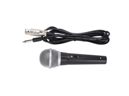 Microfone Dinâmico Xlr Com Cabo Xlr Para 1/4 Polegada Para Karaokê, Palco E Gravação
