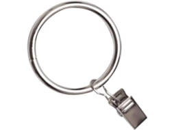 Conjunto De 50 Ganchos Cortina 35 Mm, Anéis Metal Para Pendurar