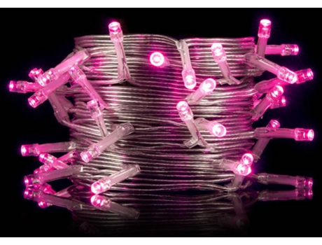 Luzes de Natal LEDKIA Bateria ( Rosa - PVC)