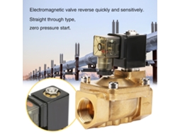 Válvula Electromagnética De Latão 25mm Dc12v