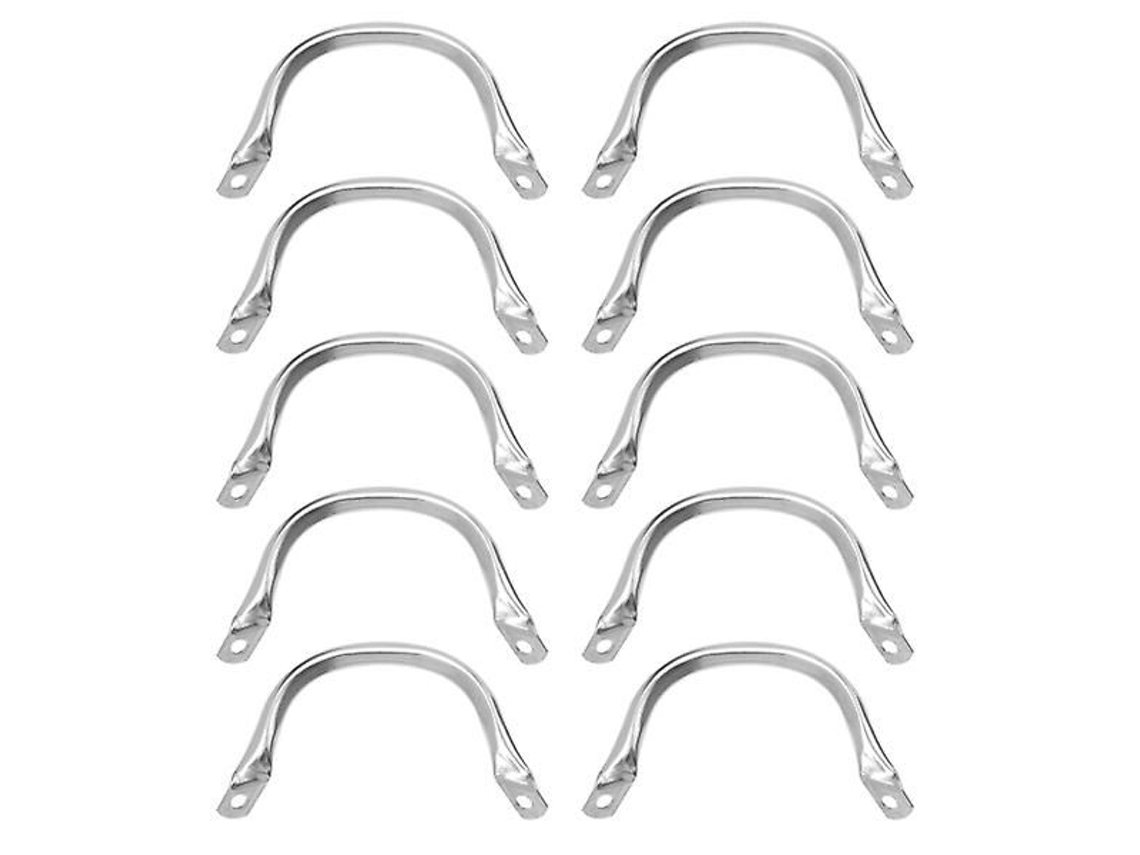 Conjunto de 10 alças de aço inox para panelas | S/MARCA