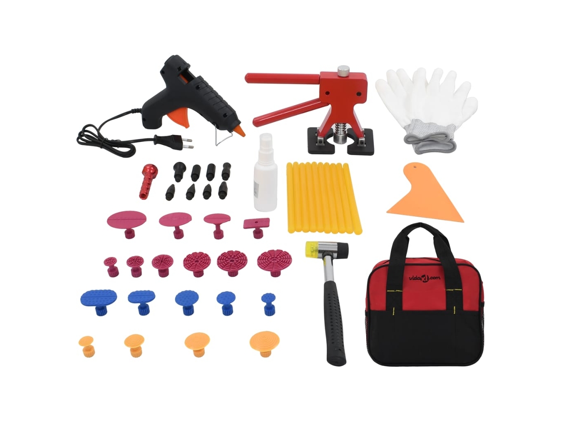 Vidaxl 45 Pcs Conjunto Reparação De Mossas Sem Repintura