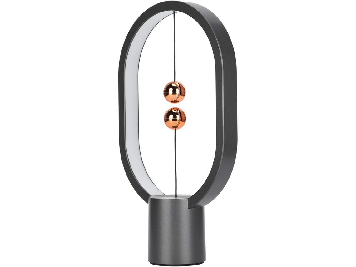 Luminária De Equilíbrio Magnética Com Interruptor Usb, Luz Noturna