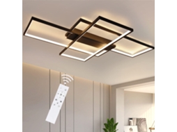 Zmh Luminária De Teto Led Retangular Moderna De 65 Cm - Designer Interior Lighting