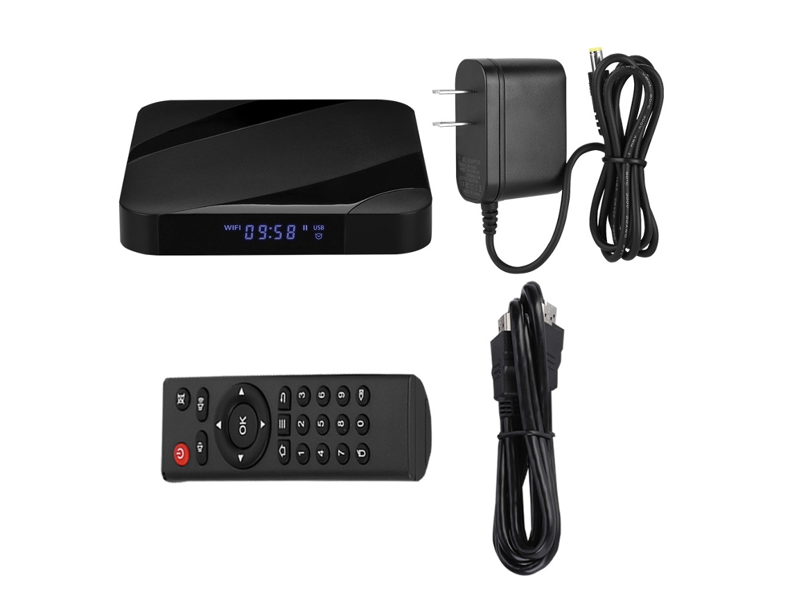 Caixa De Tv Inteligente 4k Hd Com Wifi E Bluetooth