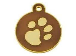 Grand Cercle 3cm Avis Legais Banho De Ouro/marron Trixie