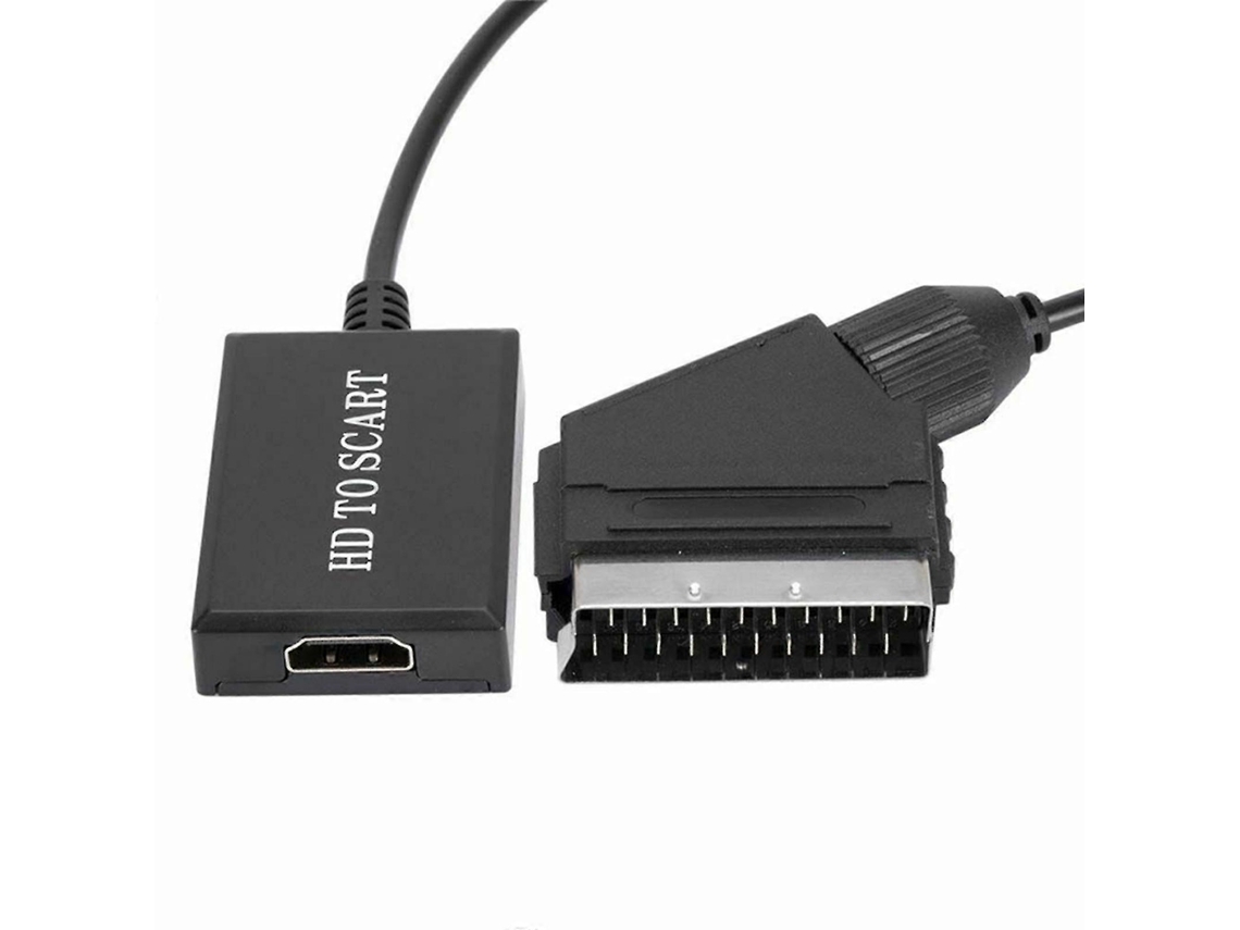 Cabo Hdmi Para Scart, Adaptador Hdmi Para Scart, Conversor Hdmi Para Scart