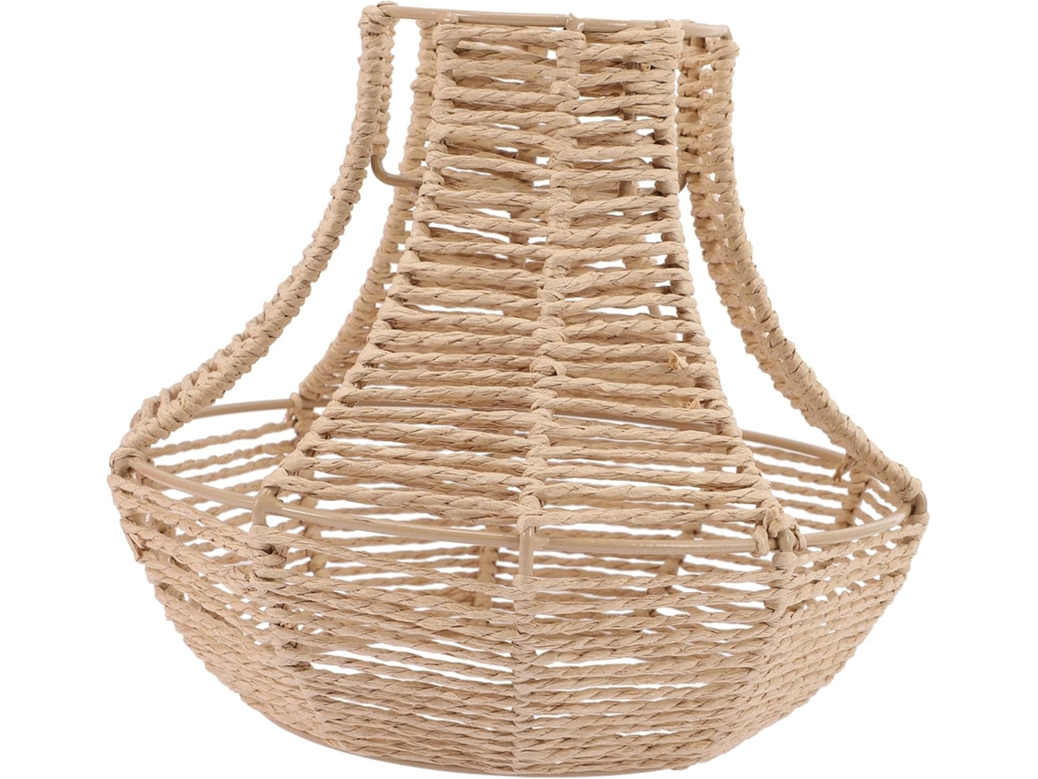 Abajur Decorativo De Vime Trançado Para Luminária De Teto, Imitação De Vime.
