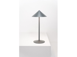 Candeeiro De Mesa Led Zafferano Pina L Desk Titânio, 6w, Ip65, Dimmer Tátil, Cabeça Magnética, Uso Interior E Exterior