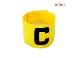 (versão Infantil Amarela) Braçadeira De Capitão De Futebol, Braçadeira De Líder De Equipe, Presente Ideal.
