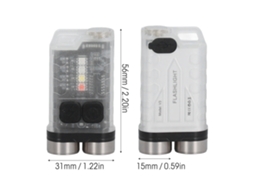 Lanterna Chaveiro 900lm Led Ip65 Magnética Edc