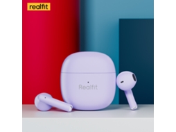 Fones de Ouvido Bluetooth Sem Fio Hifi Tws, Intra auriculares com Controle de Volume MDUG (roxo)
