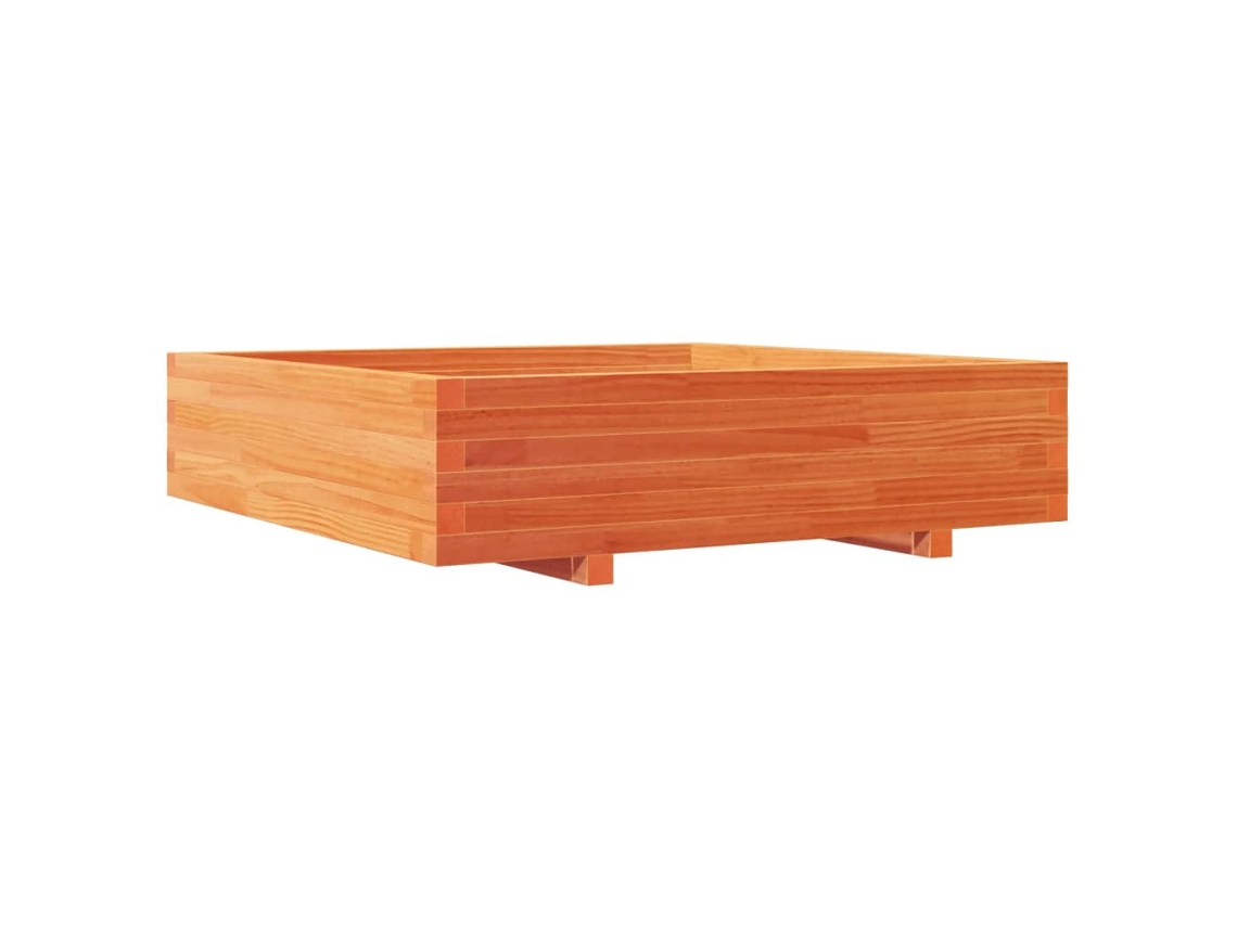 Garden Planter, Garden Planters Vidaxl Marrom Madeira De Pinho (100 X 100 X 26.5 Cm)
