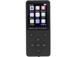 Lecteur Mp3 64 Go Mp4 Tela Bluetooth Bluetooth 5.0 5.0 Pouces 64 Go Sport Hifi Avec 1, 8 Pour Salle (preto)