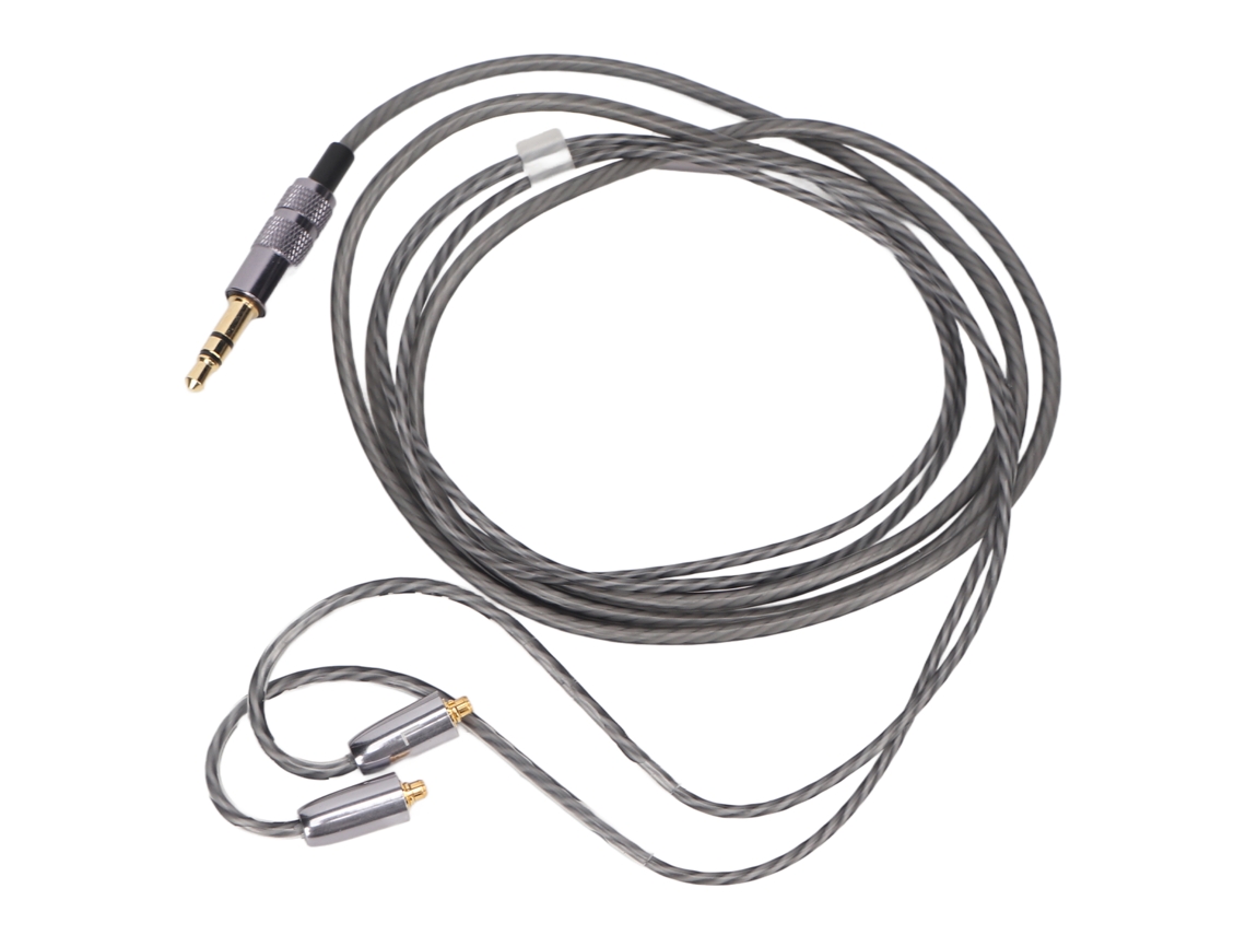 Cabo Mali MMCX para 3.5mm com Microfone, 120cm para Se215, 315, 535, 846, Ue900