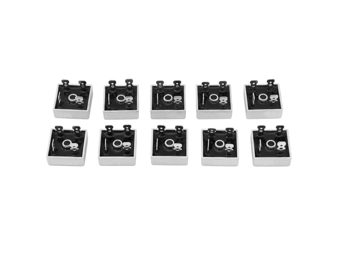 Kit de 10 Ponte Retificadora de Silício KBPC3510 (35A, 1000V)