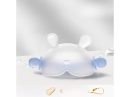 Brinquedos Para A Dentição Dos Bebés 3-6 Meses,silicone , Alivia Gengivas, Sem Bpa Azul Hexinyigjly