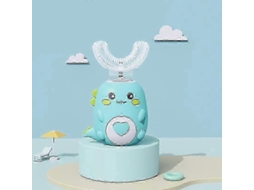 Escova de Dentes Infantil em Formato U, Ultrassônica Silicone com Rotação 360 ​​graus, Escov a Automática À Pr GOKOCO