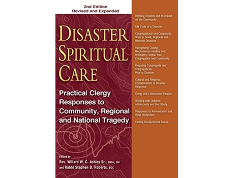 Livro disaster spiritual care, 2nd edition de edited by rabbi stephen b roberts edited by rev willard w c ashley sr (inglês)