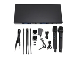 Microfone Wireless Dinâmico Dual LAXISCREED