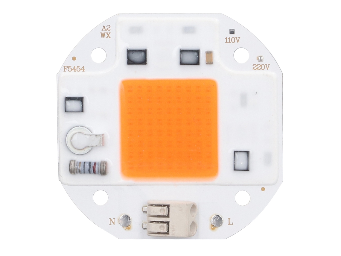 Rebe-luz De Crecimiento Led De Alto Poder Chip Cob 380-800nm Perlas De Lámpara Sin Controlador Para Cultivo Hidropónico 220v