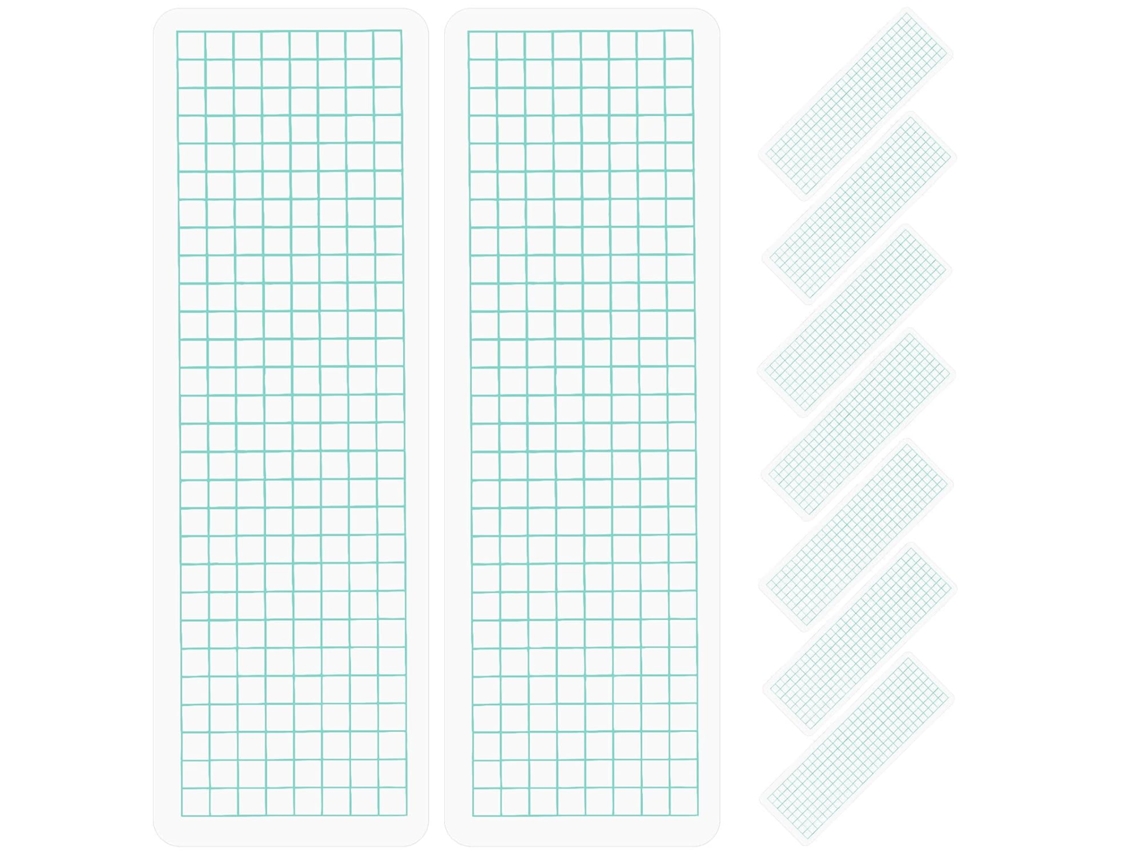 Conjunto de 40 divisórias de plástico para adesivos washi, práticas e altamente confiáveis para uso doméstico.