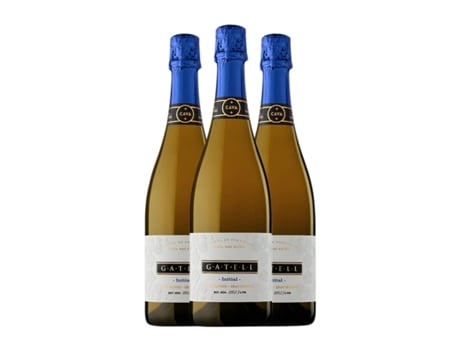 Espumante GATELL Initial Brut Nature Cava Reserva (0.75 L - 3 Unidades)