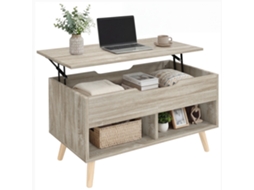 Mesa de Centro com Tampo Elevatório e Compartimento Oculto PRIME KANG