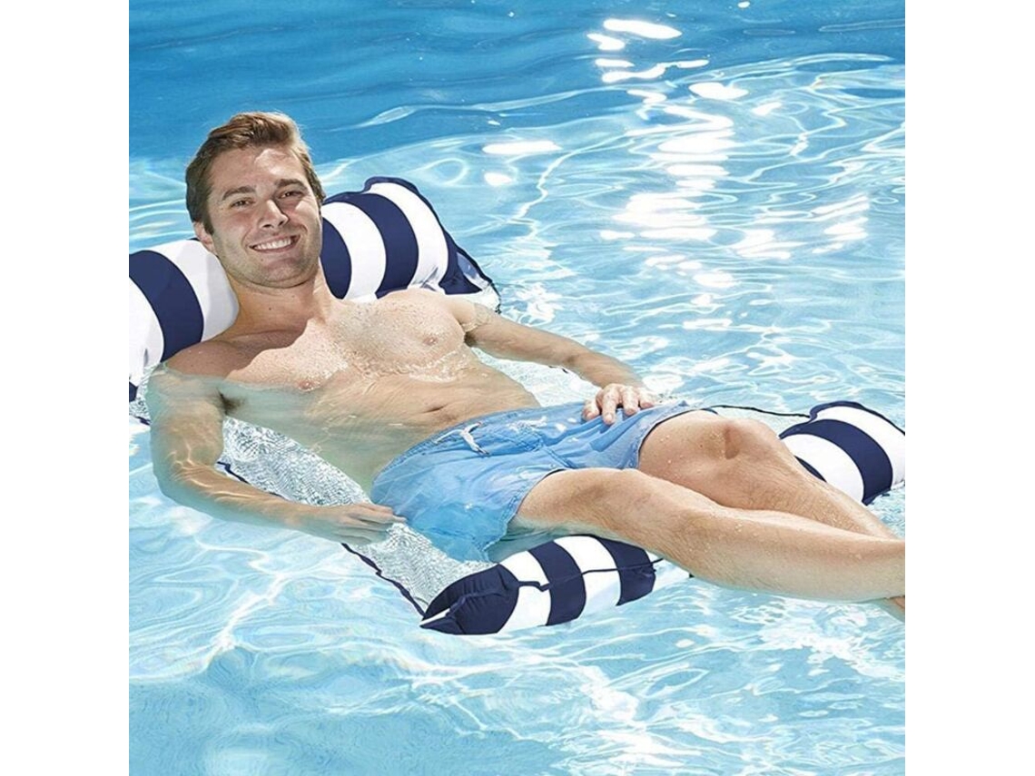 Rede Inflável Flutuante Com Água 4 Em 1, Cadeira Longa Para Piscina, Colchão De Ar, Rede Inflável Para Piscina Para Adultos E Crianças.