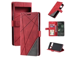 Capa De Celular De Couro Com Emenda Skin Feel