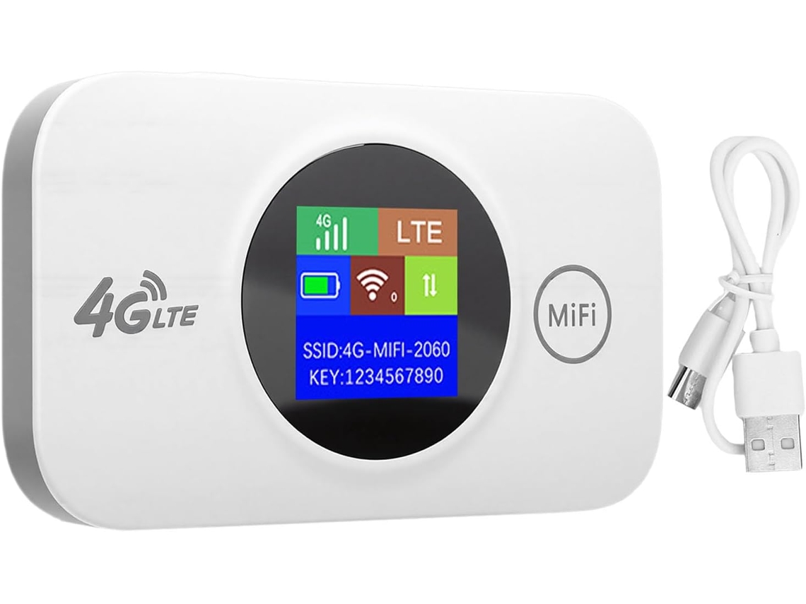 Roteador Wi-fi Móvel 4g Lte, Portátil Para Viagens, De Bolso 300 Mbps