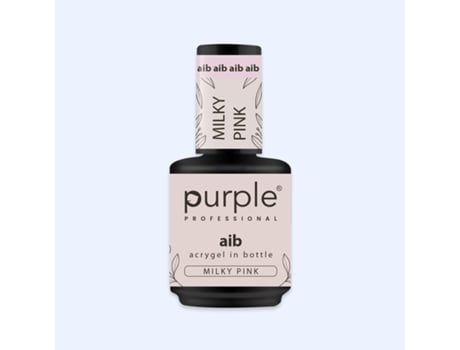 Aib Acrygel In A Bottle Milky Pink Purple
