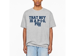 Rockinstone Animal House Movie Little Piggie Heather Gray Adult T-shirt Size:s