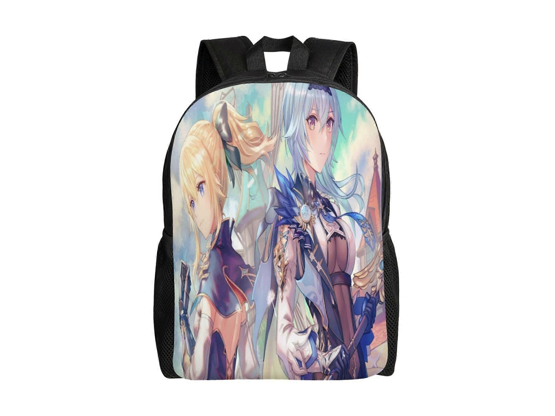 Mochila Estudantil F98 Genshin Impact, Durável E Leve, Com Alça De Ombro Impermeável E Respirável. Olysi Shop