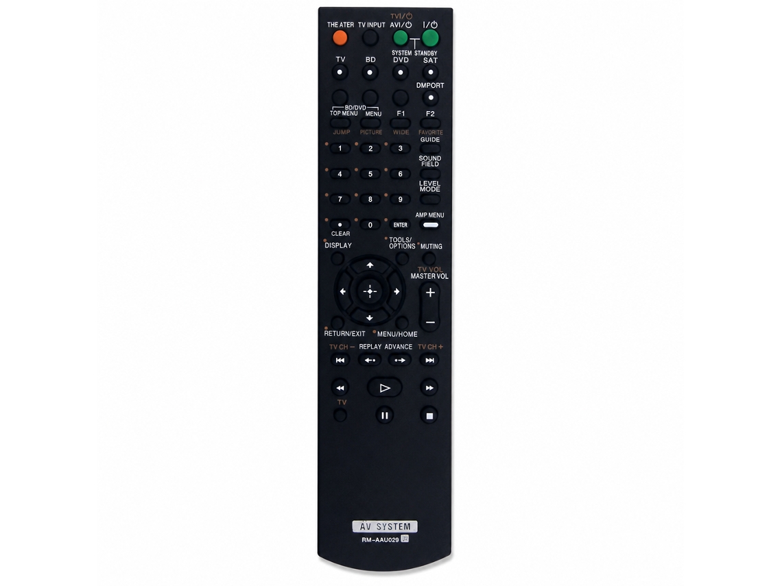 Comando À Distância Compatível Com Sistema Av Sony Rm-aau029_dae
